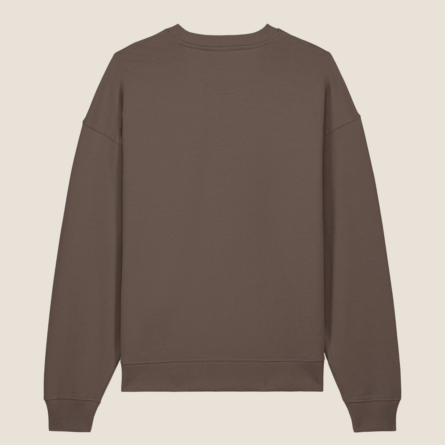Oversized Crewneck - Pushing - Brown