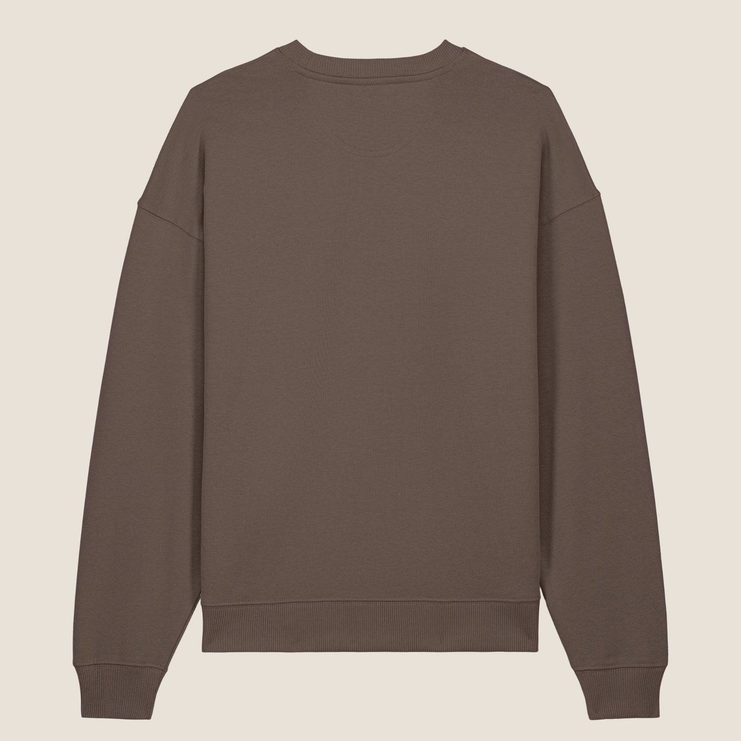 Oversized Crewneck - Pushing - Brown
