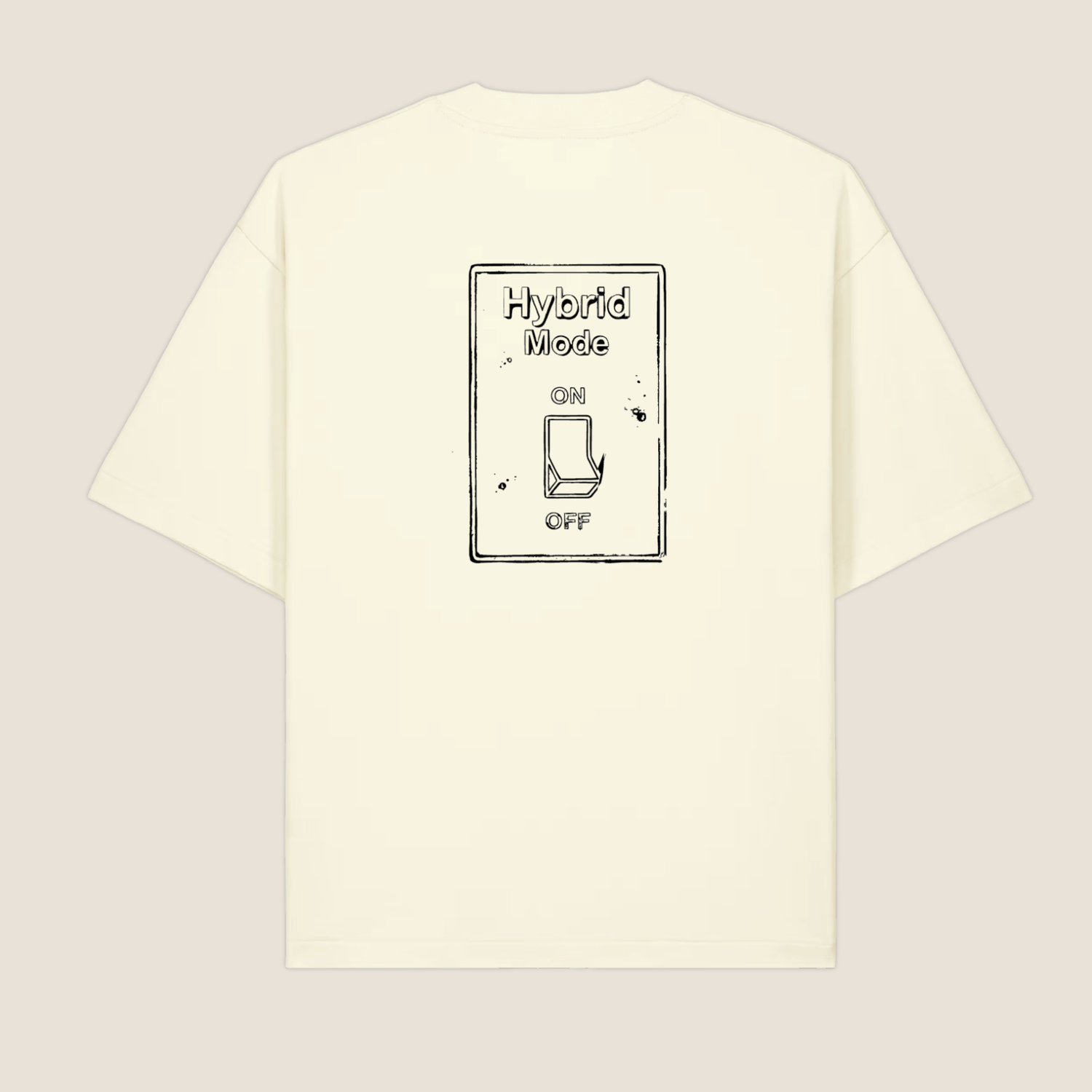 Oversized T-Shirt - Status Hybrid - Natural