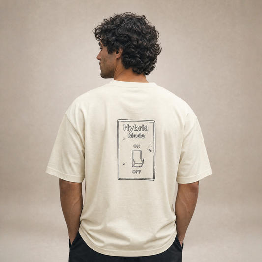 Oversized T-Shirt - Status Hybrid - Natural