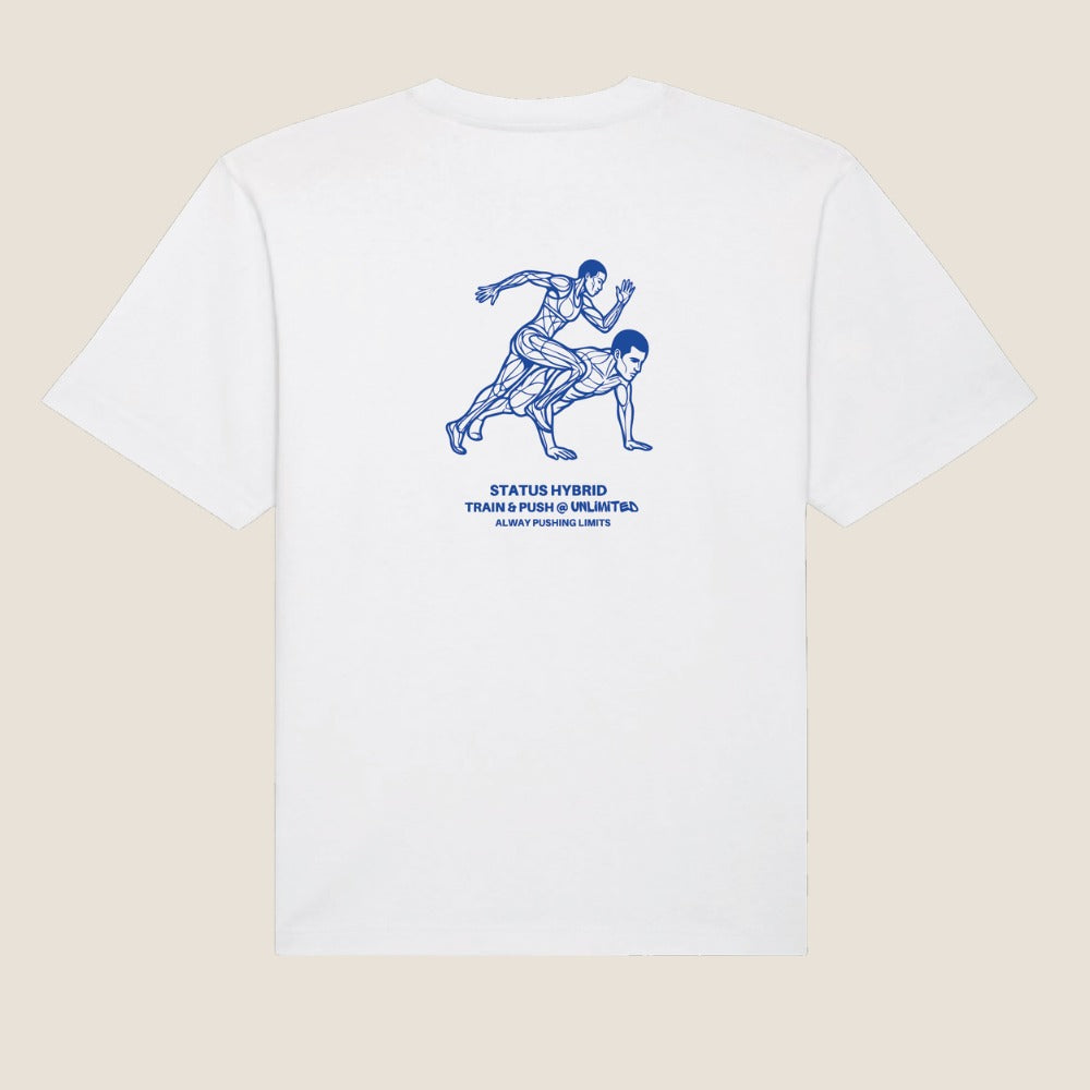 Oversized T-Shirt Heren — Hybrid Mode Stone