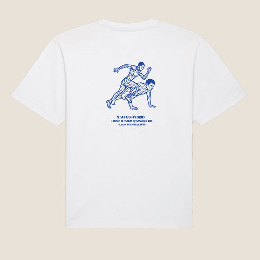 Oversized T-Shirt Heren — Hybrid Mode Stone